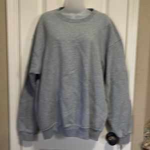 Gray Crew Neck sweatshirt size XL. NWOT